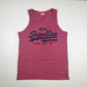 Superdry (black velvet logo) tank